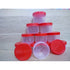 กระปุก218ฝาแดง ขนาด10.5x7.5ซม 12ใบ