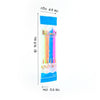BDS07 เทียนป๊อกกี้สีล้วน 12ชิ้น x24แพค